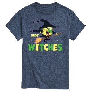 Men's - SpongeBob SquarePants - Best Witches Short Sleeve Graphic T-Shirt - 1 of 4