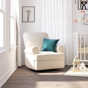 Baby Relax Tiana Nursery Swivel Glider Recliner Chair - 1 of 4