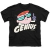 Dexters Laboratory Genius Kids T Shirt For Youth, Black - 2 of 4