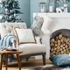 Faux Fur Christmas Stocking Cream - Wondershop™ - image 2 of 3