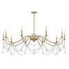 Savoy House Mariposa 10 - Light Chandelier in  Warm Brass - 3 of 4