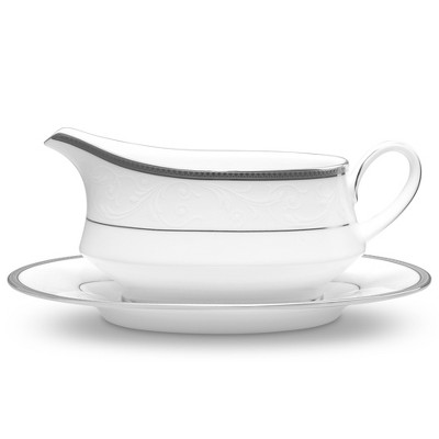 Bruntmor 20 Oz Ceramic Large Farmhause Gravy Boat With Saucer : Target