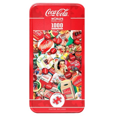 MasterPieces - World's Smallest - Coca Cola Bottles & Buttons 1000 Piece Puzzle