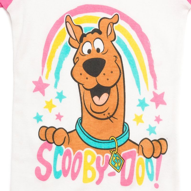 Scooby-Doo Scooby Doo Girls Pullover Pajama Shirt and Shorts Sleep Set Toddler , 4 of 7
