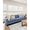 Chicology Sheer Roman Curtain Shade Pacific White - 3 of 4