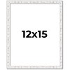 PosterPalooza | Textured White Picture Frame - UV Acrylic, Foam Board Backing, Hanging Hardware - 2 of 4