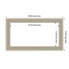 Amanti Art 16"x28" Mezzo Silver Framed Magnetic Dry Erase Board - 4 of 4