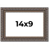 PosterPalooza | Photo Size Ornate Black Picture Frame - UV Acrylic, Foam Board Backing, Hanging Hardware - 2 of 4