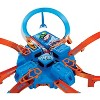 Hot Wheels Criss Cross Crash Track Set – Motorized Boosted Figure-Eight Raceway with 4 Crash Zones, 16+ Feet of Track, Car Feeder Ramp & 1 Vehicle - 4 of 4