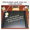 Artistic Executive Desk Pad with Leather-Like Side Panels 24 x 19 Black 413841 - 3 of 4