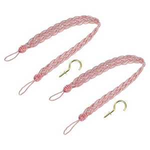 Unique Bargains Hand Woven Decorative Braided Curtain Tiebacks - 1 of 4