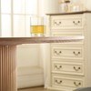 Sapphtopaz Round Dining Table Kitchen Table Modern Wood Dining Table with Sturdy Cylindrical Base for Kitchen, Small Spaces - 4 of 4