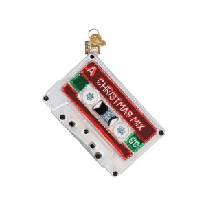 Old World Christmas Glass Blown Ornament for Christmas Tree, Christmas Mixtape - 1 of 4