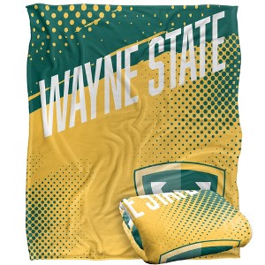 Wayne State University Fan Zone Silky Touch Super Soft Throw Blanket 50x60 - 1 of 4