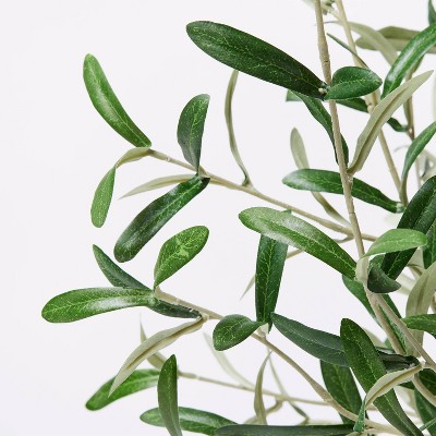 Artificial Olive Leaf Arrangement - Threshold&#8482; designed with Studio McGee