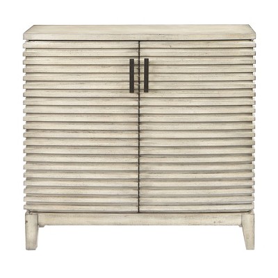 TIRAMISUBEST Cream 2-Door Accent Chest - Modern Storage Cabinet with Ample Space | Bedroom Closet Organizer