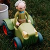 HABA Little Friends Tractor and Trailer - 2 Piece Farm Play Set with Movable Hatch - 3 of 4