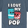 Boys' - Instant Message - I Love My Pop Short Sleeve Graphic T-Shirt - 2 of 4