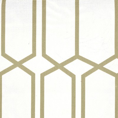 Golden Yellow Geometric Room Darkening Grommet Drapes
