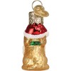 Old World Christmas Blown Glass Mini Ornament for Christmas Tree, Jolly Pup - 3 of 4