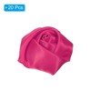 Unique Bargains Satin Fabric Decorative DIY Craft Embellishment Ribbon Roses 20 Pcs - 3 of 4