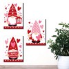 Big Dot of Happiness Valentine Gnomes -Valentine's Day Wall Art and Kids Room Decor - 7.5 x 10 inches - Set of 3 Prints - 2 of 4