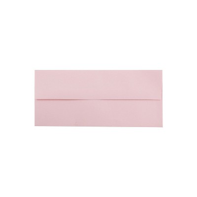 JAM Paper #10 Business Envelopes 4.125 x 9.5 Baby Pink 2155777