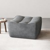 Modular Sofa,Lazy Floor Sofa, Linen Fabric Ottoman Module, Fireside Chair, Corner Relax Sofa Couch for Living Room, Apartment - 2 of 4