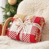 Candy Cane Throw Blanket Red Christmas Blanket, Ultra Soft Cozy Decorative Throw Blanket for Couch, Christmas Gifts - 3 of 4
