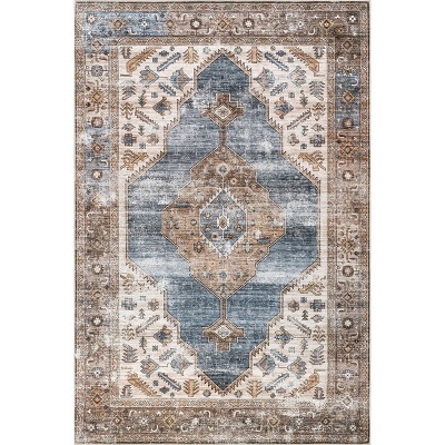 nuLOOM Sia SplashGuard Waterproof Machine Washable Area Rug