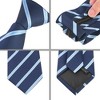 Elerevyo Men's Casual Formal Zipper Pre-Tied Classic Patterned Neck Ties - image 4 of 4