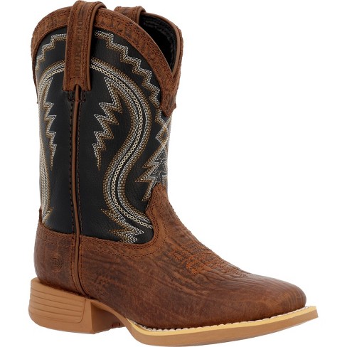 Kids Brown Durango® Lil' Rebel Pro™ Little Kid's Acorn/Black Onyx Western Boots Size 1 - image 1 of 4