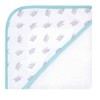 Luvable Friends Baby Unisex Cotton Terry Hooded Towels, Mint Elephant, One Size - 2 of 4