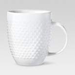 Beaded Porcelain Coffee Mug 15oz - White - Threshold™