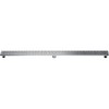 ALFI 59 Inches Brushed Stainless Steel Linear Shower Drain with Groove Holes - 3 of 4