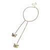 SOHI Women's Crystal Silver Casual Negligee Necklace - 2 of 4