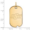 Black Bow Jewelry 14k Yellow Gold Oklahoma State Cowboys NCAA Pendant - 2 of 3