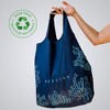 4 Pack Foldable Grocery Bags into Tiny Pouch - Large Capacity Multi-Co - 3 of 4