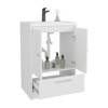 SEVOBAL Bathroom Vanities 60in Two Door Vanities with Two Drawers and Open Shelves for Bathroom Storage, White, 34.26"*23.23"*13.39" - 4 of 4