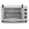 BLACK+DECKER 6-Slice Crisp 'N Bake Air Fry Toaster Oven, TO3215SS, 5 Cooking Functions, 60 Minute Timer, Stainless Steel - 2 of 4