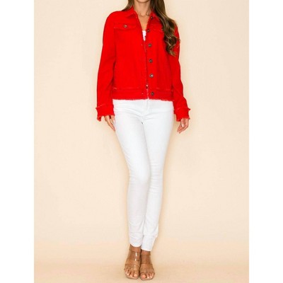 Women's Sequin Heart Jacket - WAY