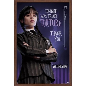 Trends International Wednesday - Torture Framed Wall Poster Prints - 1 of 4