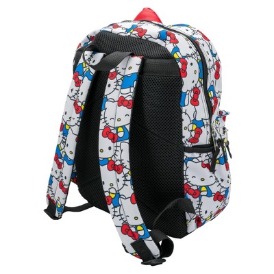 Hello Kitty Kawaii Backpack, 16 Allover Print with 3D Iconic Hello Kitty Bow - image 3