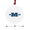 Millikin University Secondary Logo Aluminum Holiday Christmas Tree Ornament - 3 of 4