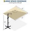 10ft Large Cantilever Patio Umbrella - 360° Rotating, Aluminum Outdoor Shade for Garden, Deck, Pool - 2 of 4