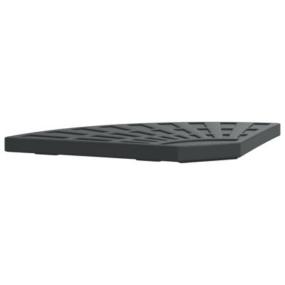 vidaXL Parasol Base Weight Black Polyethylene and Concrete Medium