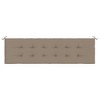 VidaXL Garden Bench Cushion Taupe 70.9 - 4 of 4