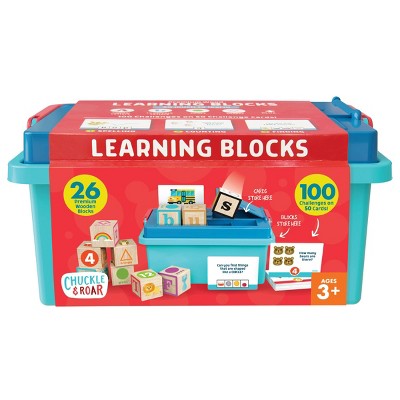 Hey! Play! ABC and 123 Wooden Block Learning Set HW3300051 - The