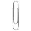 ACCO Paper Clips, Jumbo, Smooth, Silver, 100 Clips/Box, 10 Boxes/Pack - 3 of 4