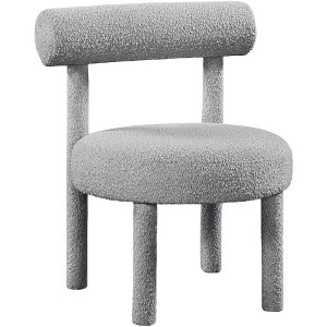 Meridian Furniture,Parlor Boucle Fabric Accent Chair - 1 of 4